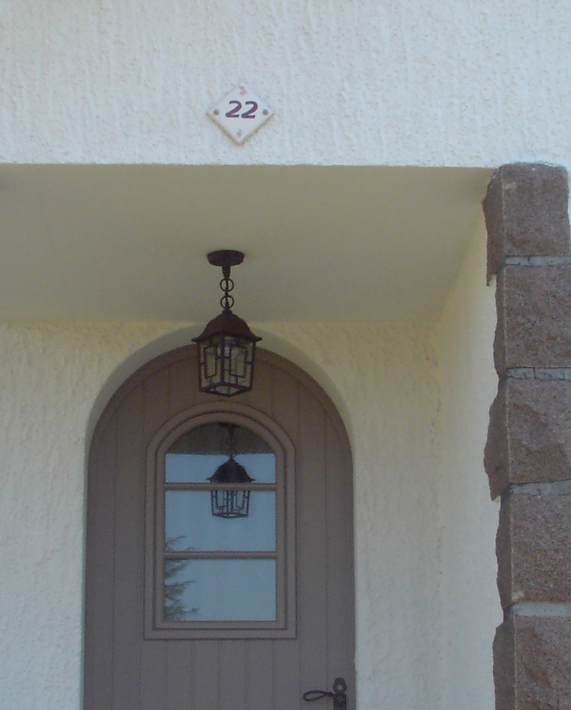 Plaque numéro de maison
